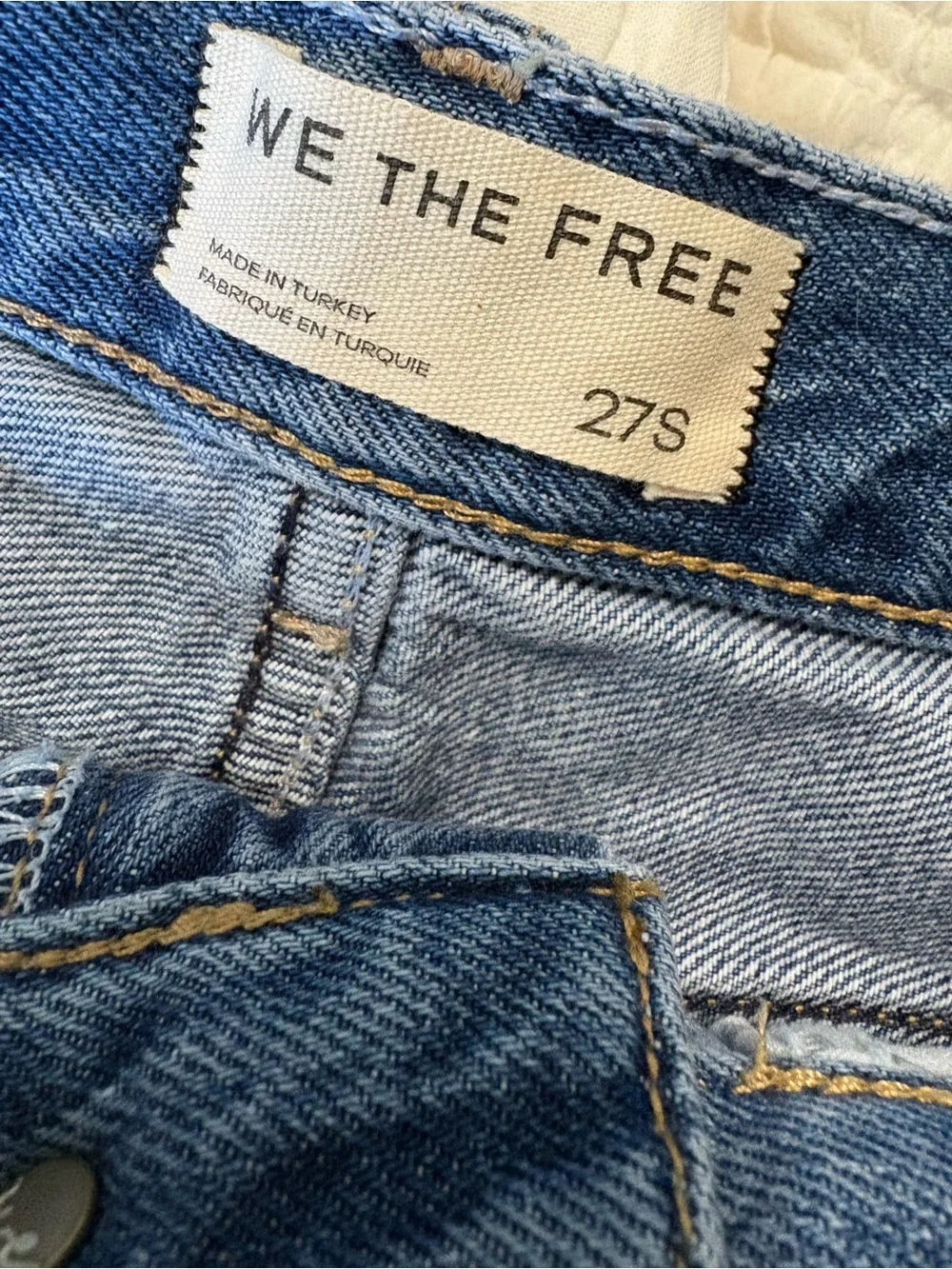 Free People we the free easy bay cuffed jeans